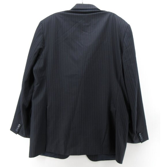 Barneys New York Sport Coat 44 Long Loro Piana Fabric Blazer Pinstripe - Picture 8 of 15